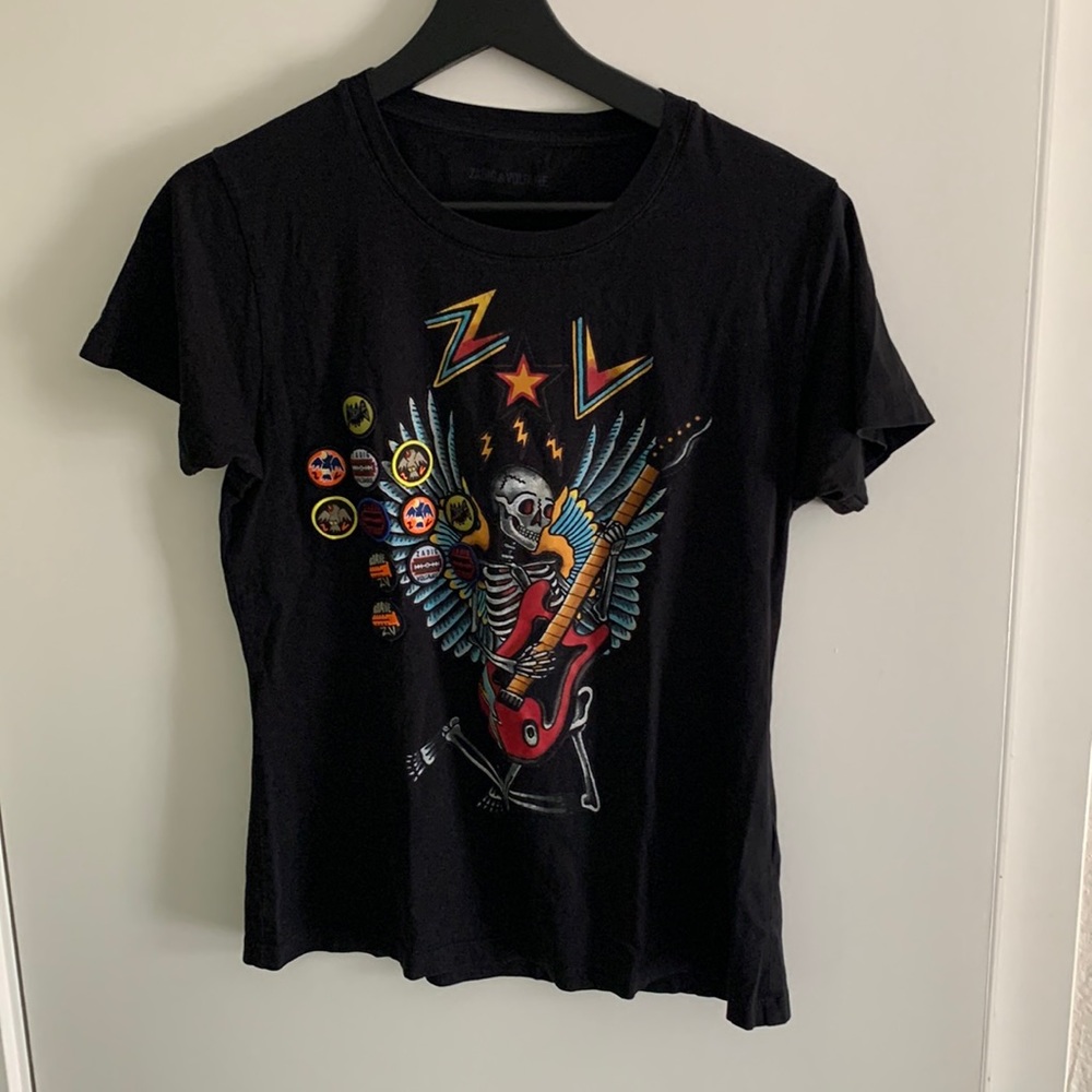 Zadig & Voltaire rock skull t-shirt